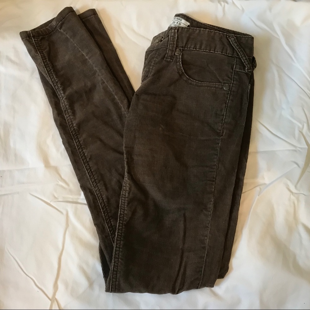 Free People Brown Corduroy Jeans